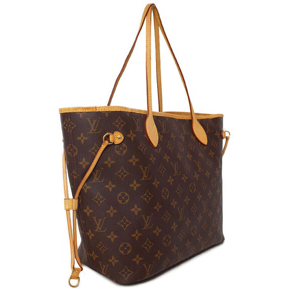 Louis Vuitton Handbags - Louis Vuitton Tote Neverfull Brown Monogram Leather Bag